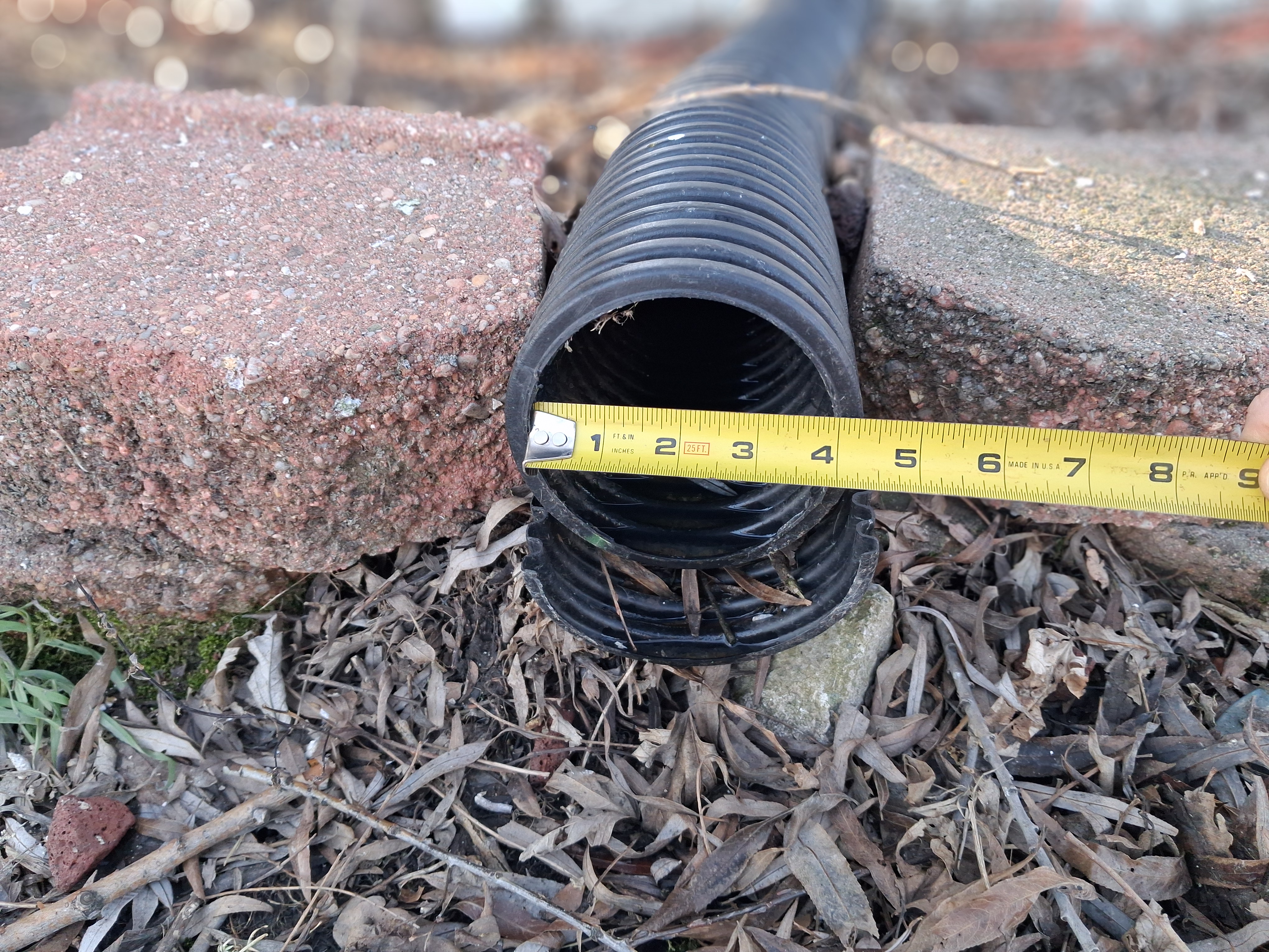 4-inch corrugated pipe compatibility